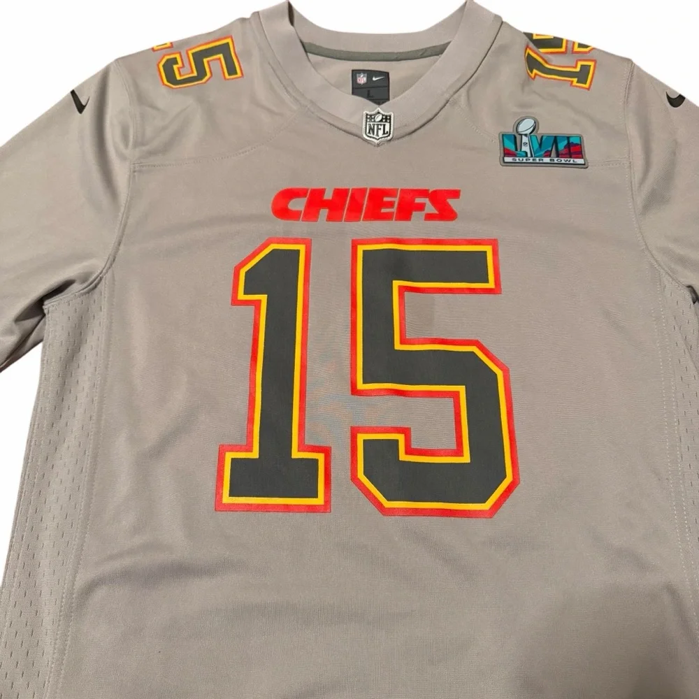 NFL Kids L Gray Chiefs Jersey | Patrick Mahomes‎ 15